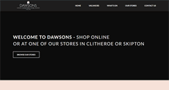 Desktop Screenshot of dawsonsdepartmentstore.co.uk
