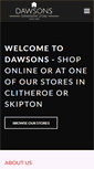 Mobile Screenshot of dawsonsdepartmentstore.co.uk